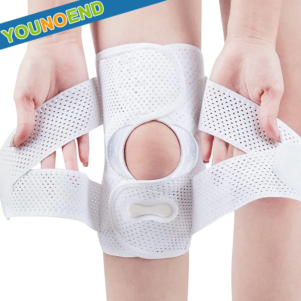 

1PC Adjustable Breathable Knee Brace with Side Stabilizer - Meniscal Tear Knee Pain ACL Arthritis Injuries Recovery Knee Support
