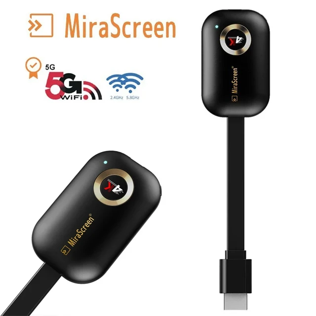 Adaptateur Wifi sans fil HDTV Stick, convertisseur audio vidéo, partage d' écran miroir, diffusion de téléphone IOS Android vers TV G9 Plus, 2.4G, 5G,  4K, 1080P - AliExpress