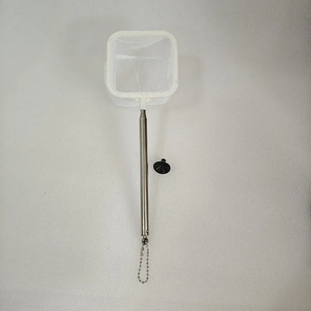1PC Aquarium Square Fishing Net Extendable Long Handle Fishing Gear for Catching Fish Shrimp Tank Clean Accessories