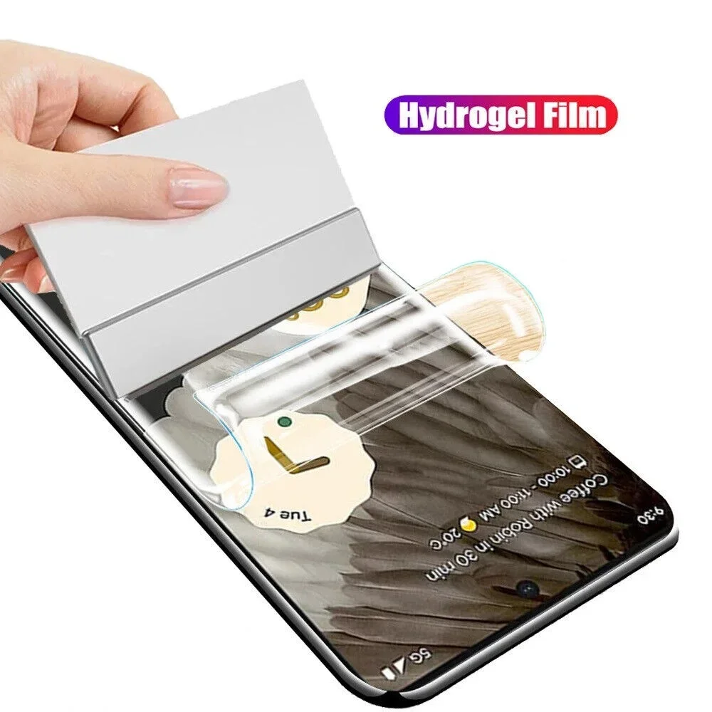 

Matte Hydrogel Anti-Damage Screen Shield For Google Pixel 7 5a 7 Pro 5 6 Pro 3A XL 4a 4 4 XL 7a Full Glue Hydrogel Screen Film