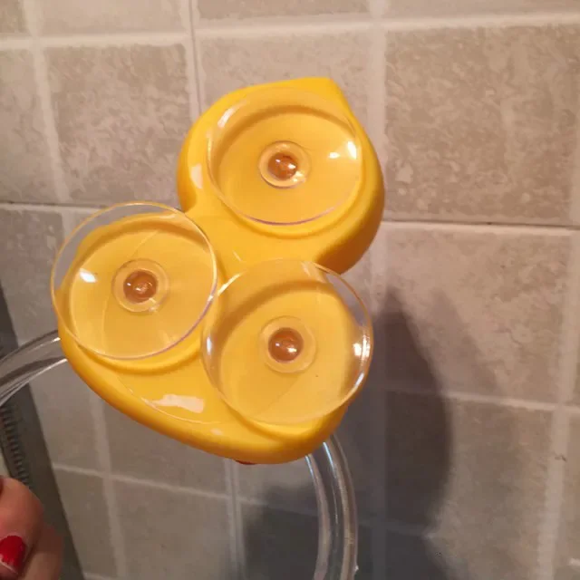 Duck Design Towel Holder Bathroom Hooks Sticky Hanger Stick on Wall Lovely Storage Hooks 2pcs