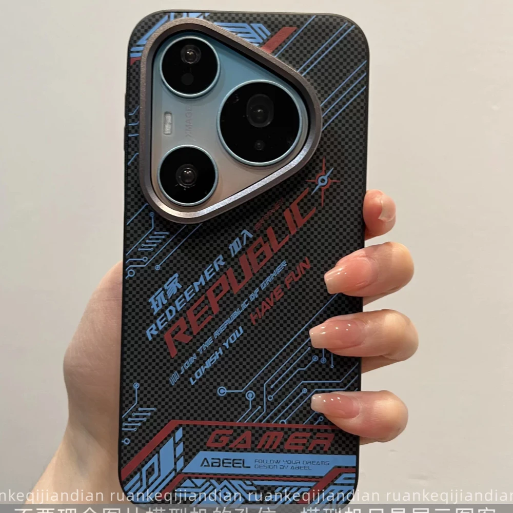 Luxury Magnetic Metal Lens Frame Anti-Fall Cover