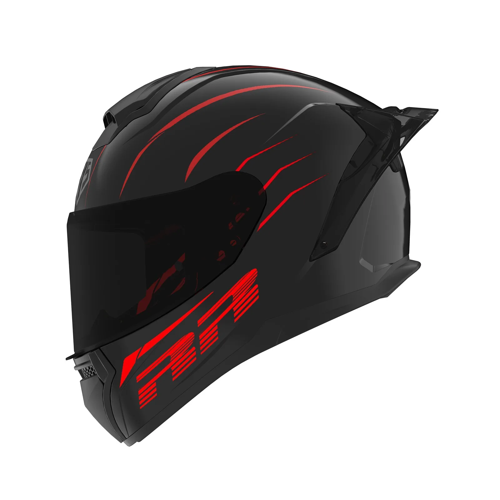 thumbnail image 1 of Casco de motocicleta AIS nuevo 2024 para hombre, con lentes de color reflectantes, de cara completa, con ranura para Bluetooth y reserva de seguridad para conducción nocturna, 1 of 5