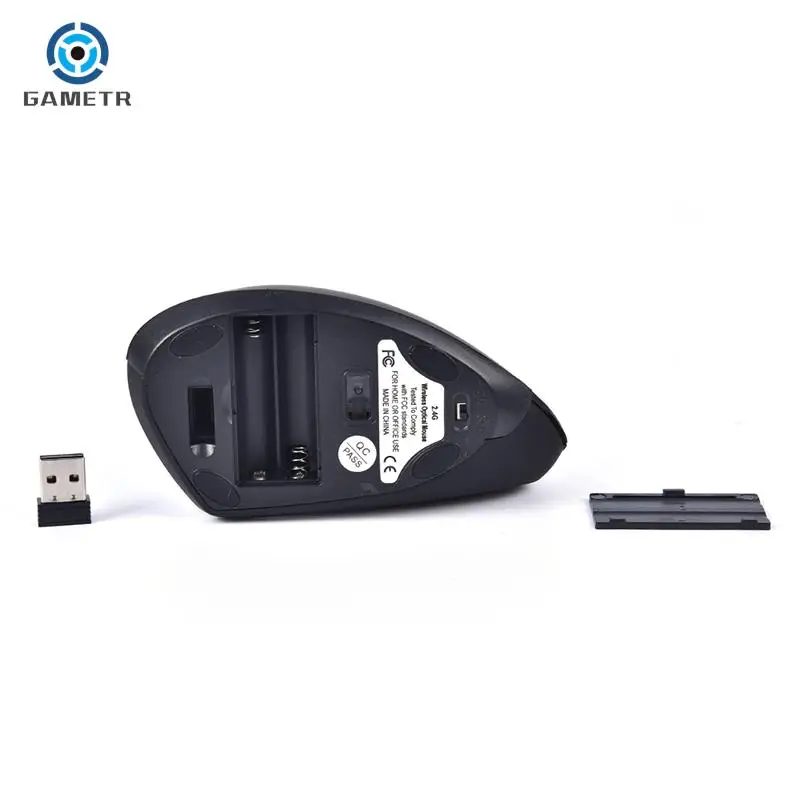 무선 수직 게이밍 마우스, 광학 인체공학 마우스, 1600DPI 게이머 마우스, 인기 판매