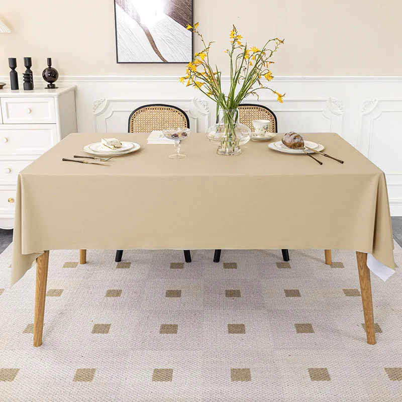 

Silicone high-grade tablecloth waterproof oil free wash ironing light luxury table environmental protection no smell table mat