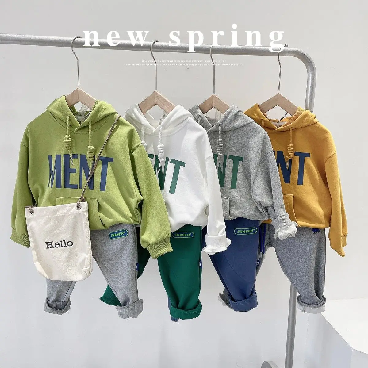 

Boys Hooded Sweatshirt 2022 Spring New Children's Casual Sports Top Loose Boy Hoodie