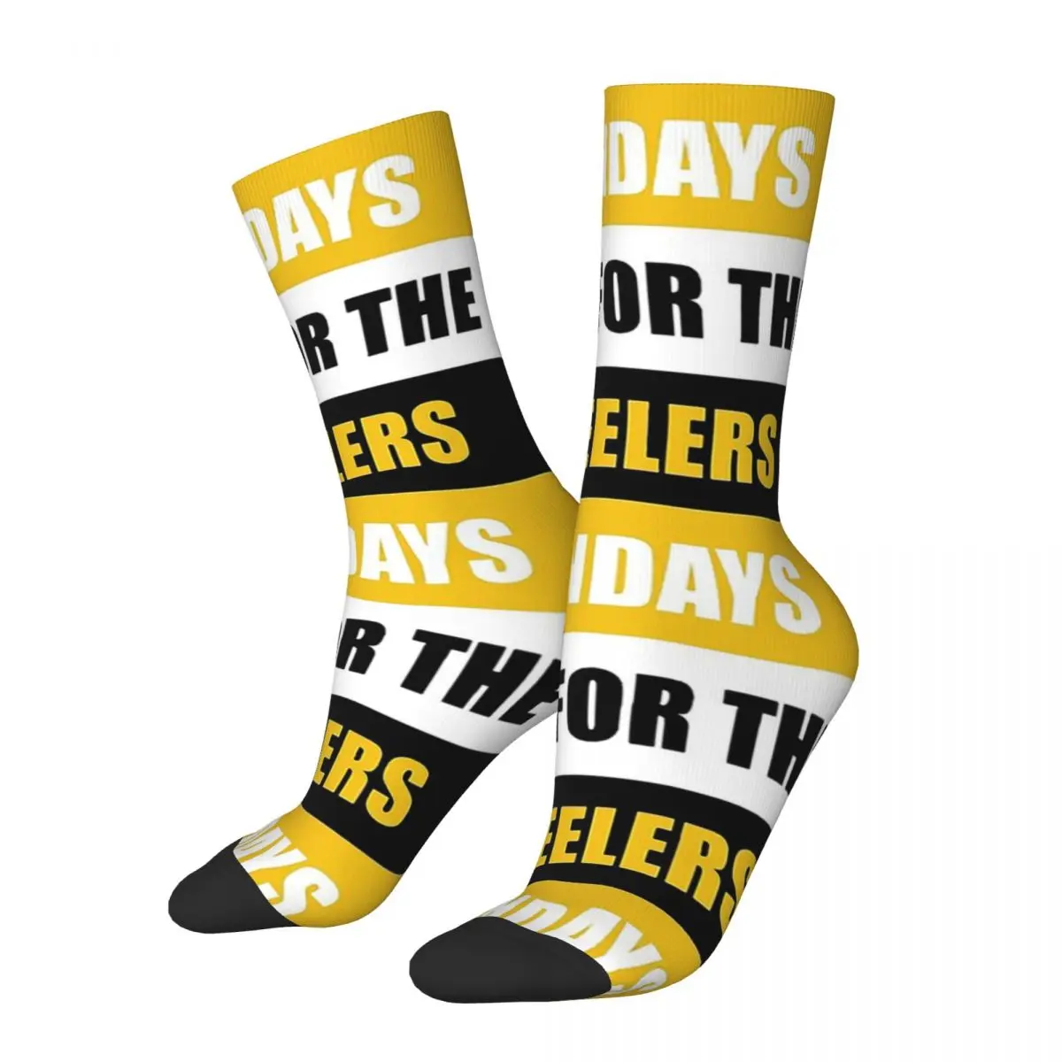 

Sundays Are For The Steelers Steelers Unisex Winter Socks Hip Hop Happy Socks Street Style Crazy Sock
