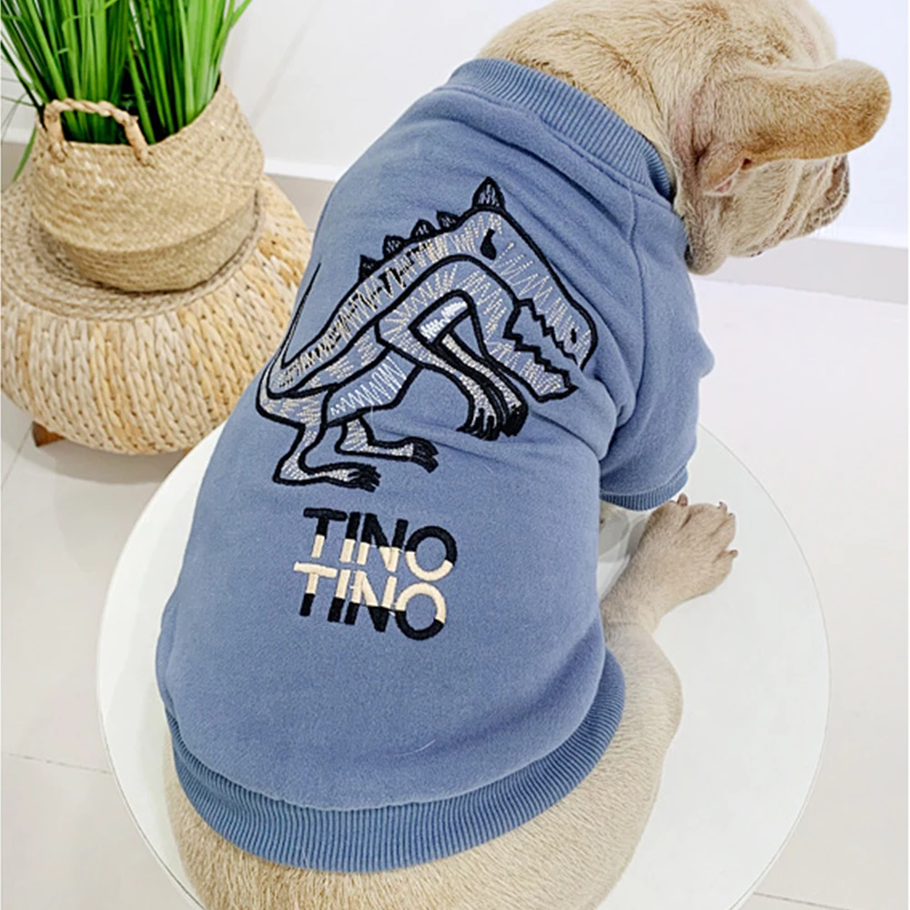 Sweat pour chien et son Maitre Tino le Dinosaure