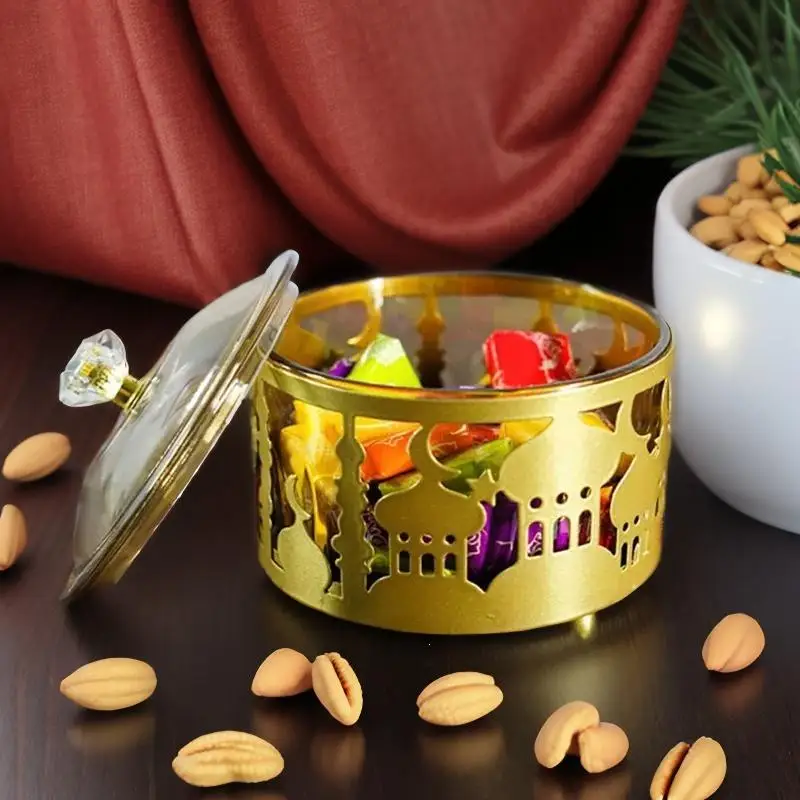 

Eid Al-Fitr Table Candy Tray Ramadan Decoration Eid Mubarak Table Candy Snacks Storage Box Islamic Muslim Festival Home Decor