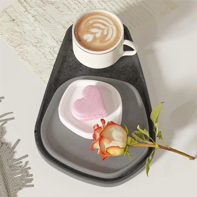 Irregular Tray Concrete Cement Silicone Molds Handmade Jewelry Display Storage Plate Gypsum Paster Mould Polygon Pan Resin Mold