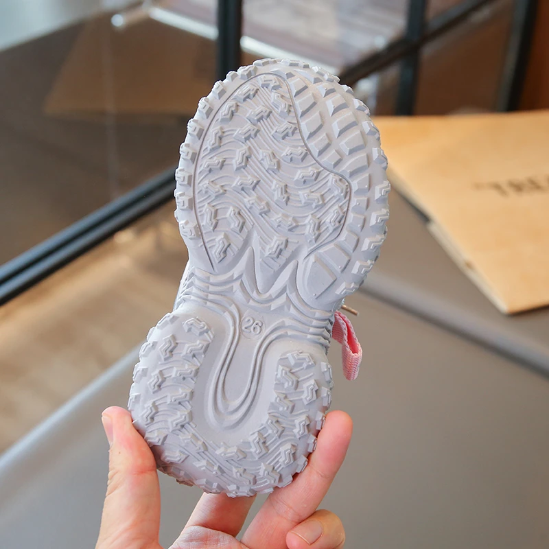 Girls Summer Sandals with Beaded Bow and Non Slip Sole