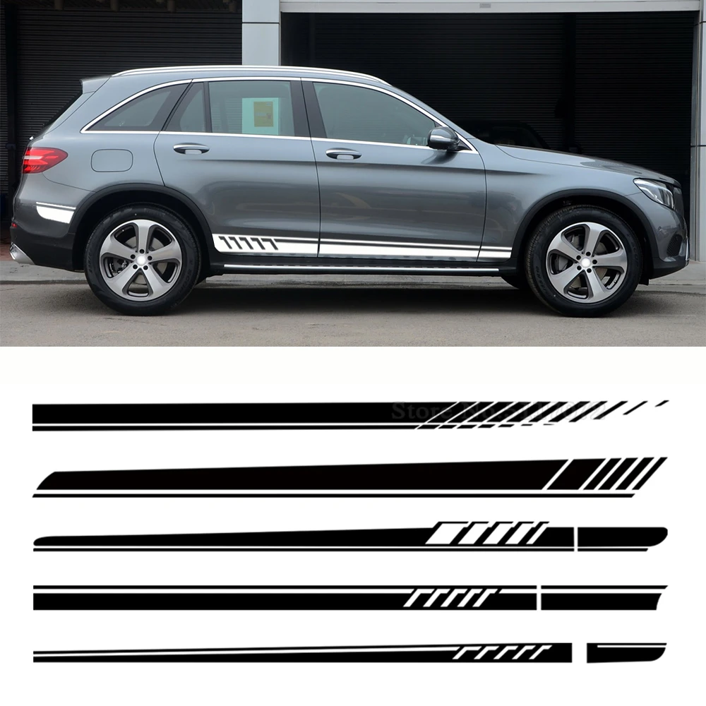 Edition 1 Side Door Skirt Stickers Decals For Mercedes Benz GLC Class X253  Coupe C253 GLC250 GLC300 GLC43 GLC63 AMG Accessories