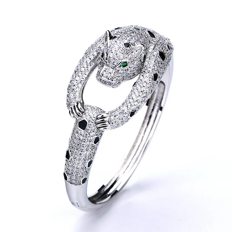 الأزياء الفاخرة ليوبارد الهندسة مكعب الزرون المشار...