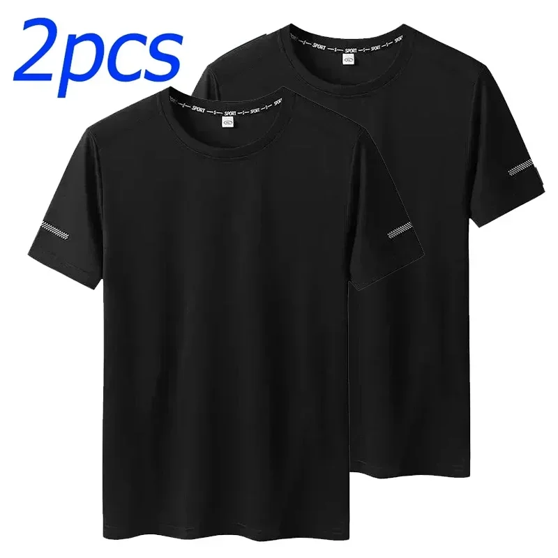 6XL 8XL كبير حجم كبير الرجال تي شيرت سريعة الجافة...