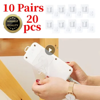 Double-Sided Adhesive Wall Hooks Hanger Strong Transparent Hooks Suction Cup Sucker Wall Storage Holder For Kitchen Bathroom tanie i dobre opinie JosheLive CN (pochodzenie) 6x6cm Snap button a pair Wholesale Dropshipping Sufficient