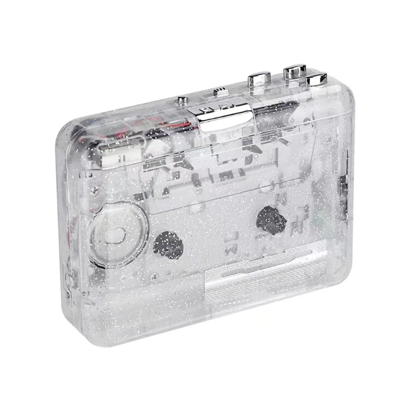 Cassette Players Portable Cassette Tape to MP3 Player Support for XP,Win7,Win 8,Win10 System Walkman Tape Player