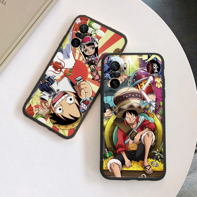 Black Case For Poco F3 Phone Cover One Piece Luffy Zoro Chopper Anime Capa  Soft Silicone Funda For Xiaomi PocoF3 F 3 Coque Bags - AliExpress