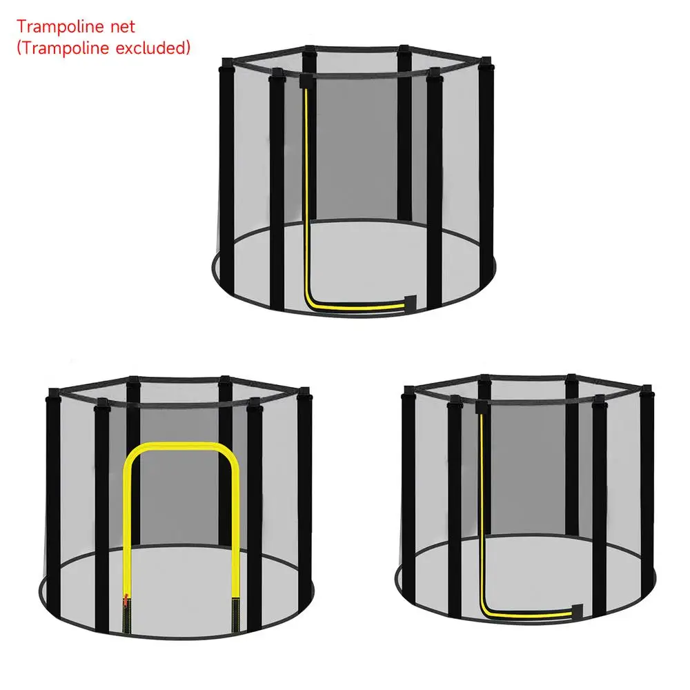 1.2/1.4/1.5m Round Kid Trampoline Enclosure Net Pad Weather Resistant Trampoline Net work Protection Guard Trampoline Safety Net