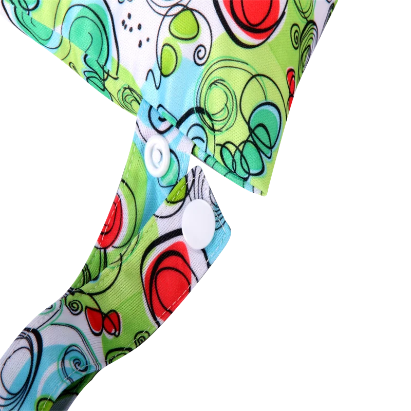 14*20cm Baby Diaper Bag Cartoon Print Wet Dry Nappy Zipper Handbag Stroller Carry Pack Travel Outdoor Wet Diaper Storage Bags - 6