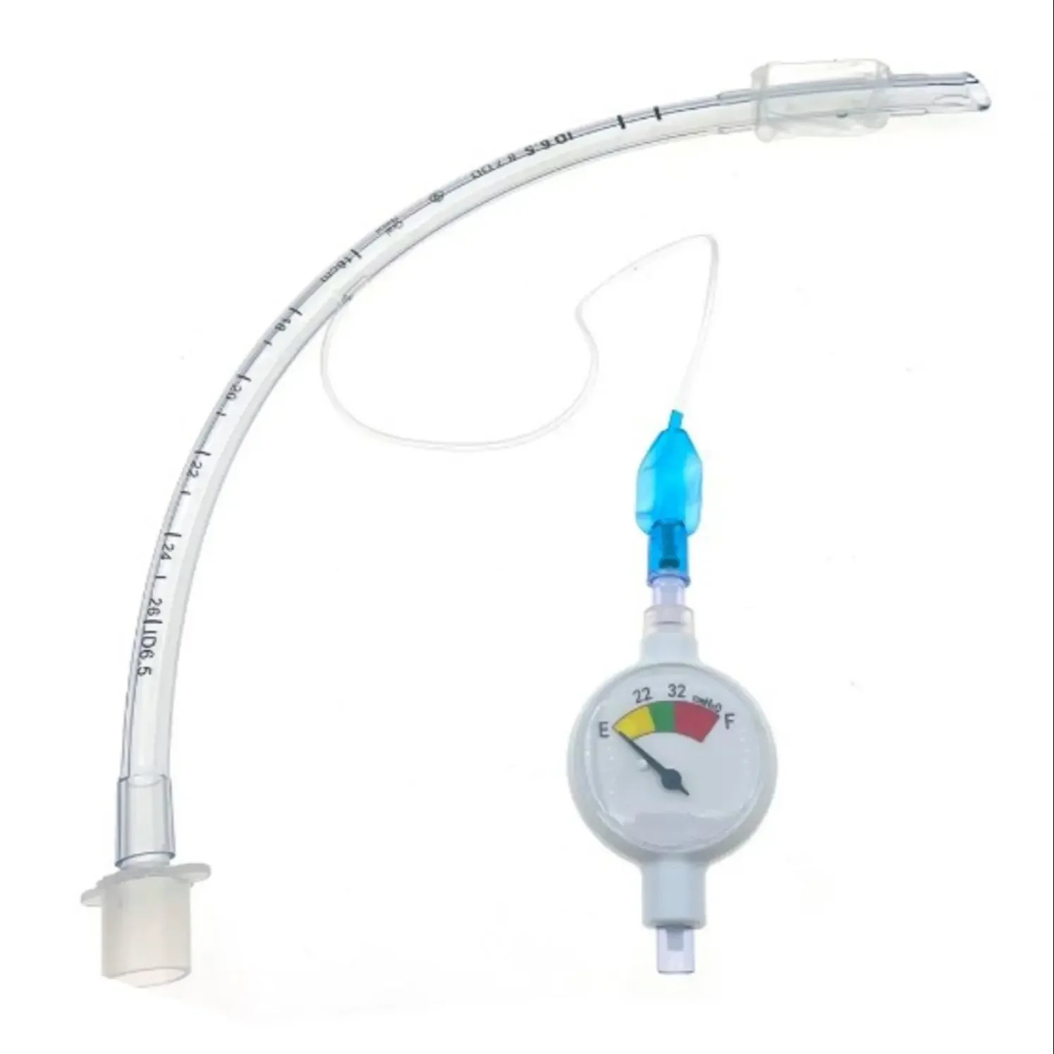 Endotracheal Intubation Balloon Pressure Gauge Saturation Detection Device for Pet Animal Anesthesia Machine Accessories Clinic for Pet Anesthesia Machine Accessories Pet Surgical Accessories Airbag Pressure Gauge