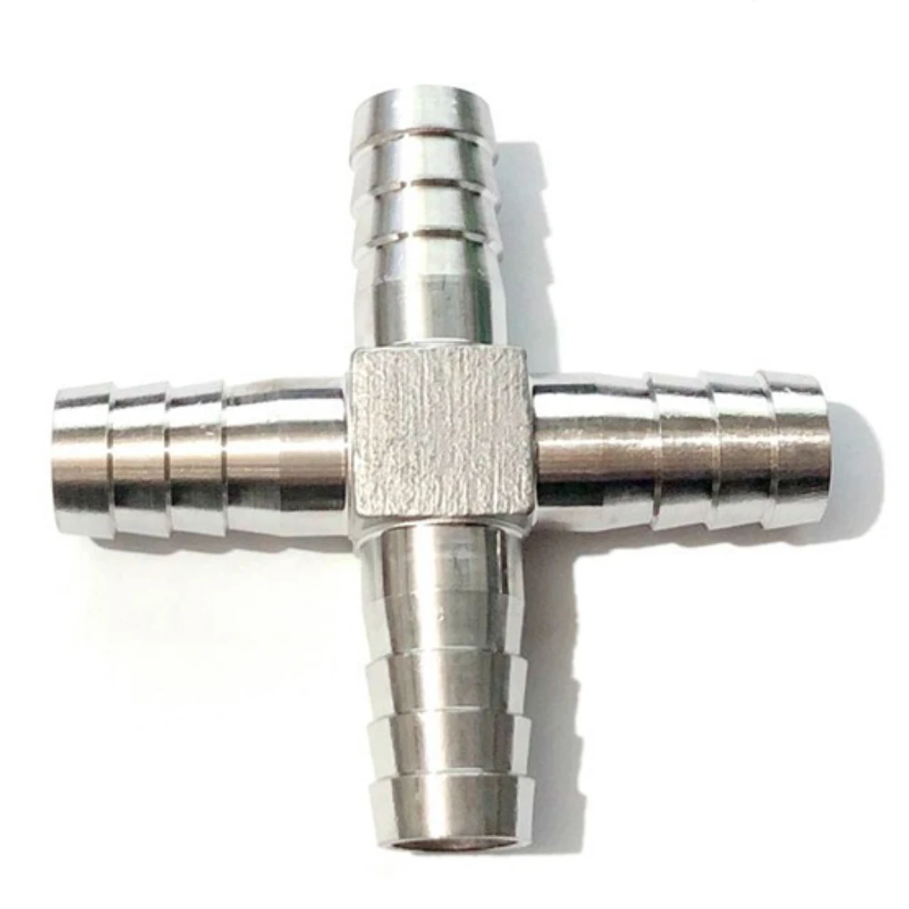 Pipe Fitting 6 8 10 12 13 14 15 16 20 25 32 40 50 mm Hose Barb Elbow Corss Tee U Y Shape 2 3 4 Ways Hosetail Splitter 304 Stainless Water Gas