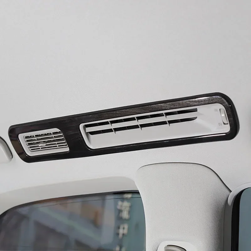 

Car Styling Carbon Fiber Color Air Vent Decorative Trim Top Outlet Cover For Nissan Patrol Y62 2017 2018 2019 2020 Accessories