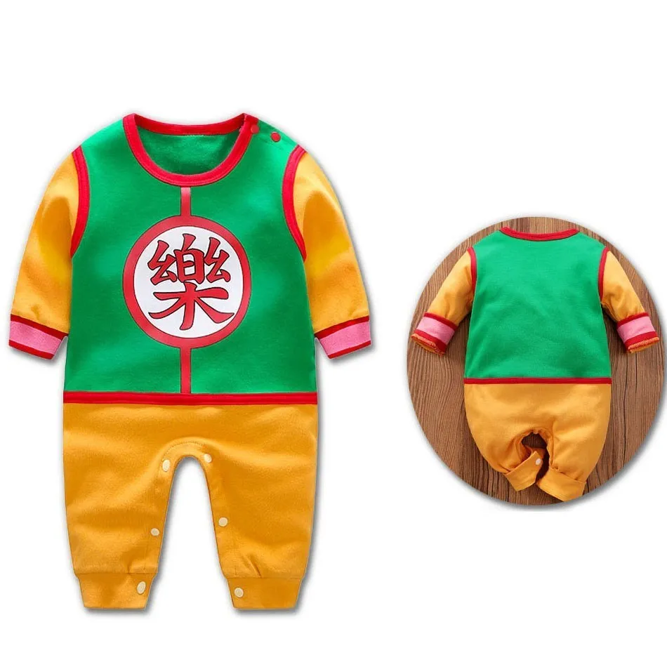 Anime Baby Rompers Newborn Cosplay Costume Infant Akatsuki Frieza Vegeta Luffy Tanjirou Cotton Clothes Boys Girls Kids Outfit Baby Bodysuits made from viscose  Baby Rompers