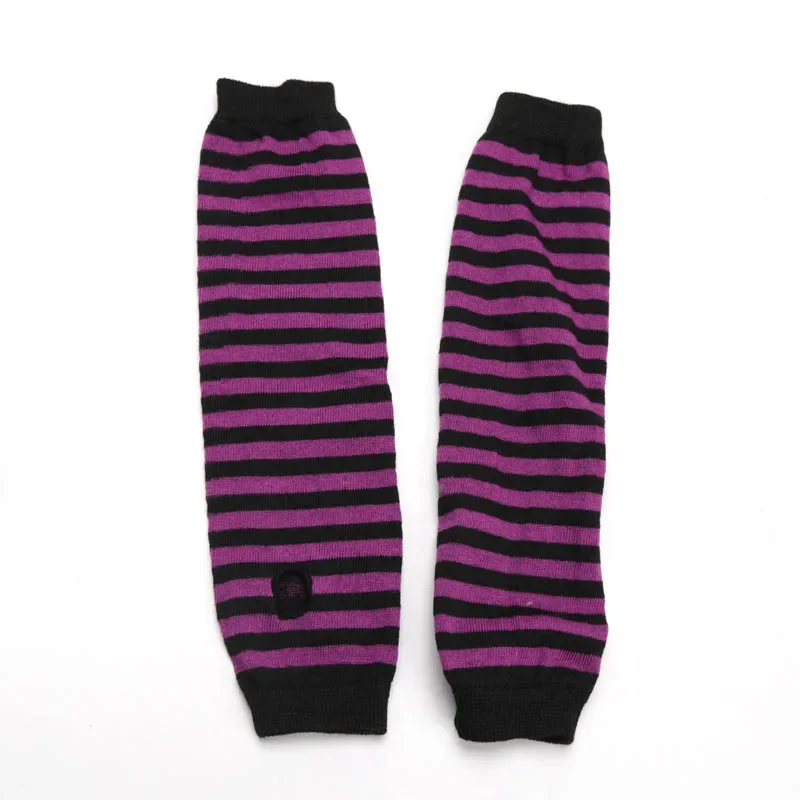 Black White Gothic Punk Anime Thin Soft Gloves JK Girls Mittens Oversleeve Man Women Cuff Fingerless Arm Warmers Accessories