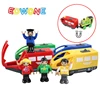 Wooden Train Railway Accessories Electric Train Toys Magnetic Rail Car Fit For All Brands Train Track Toys For Kids 1