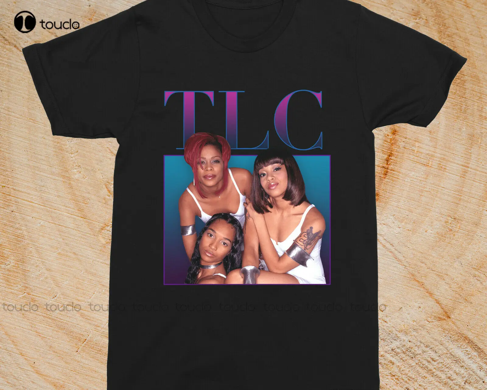 Tlc 90S Musica 90S Girocollo Shirt Vintage T Shirt Stampa Stampante Personalizzato Aldult Teenager Unisex Digitale Di Stampa Tee Shirt Xs-5Xl