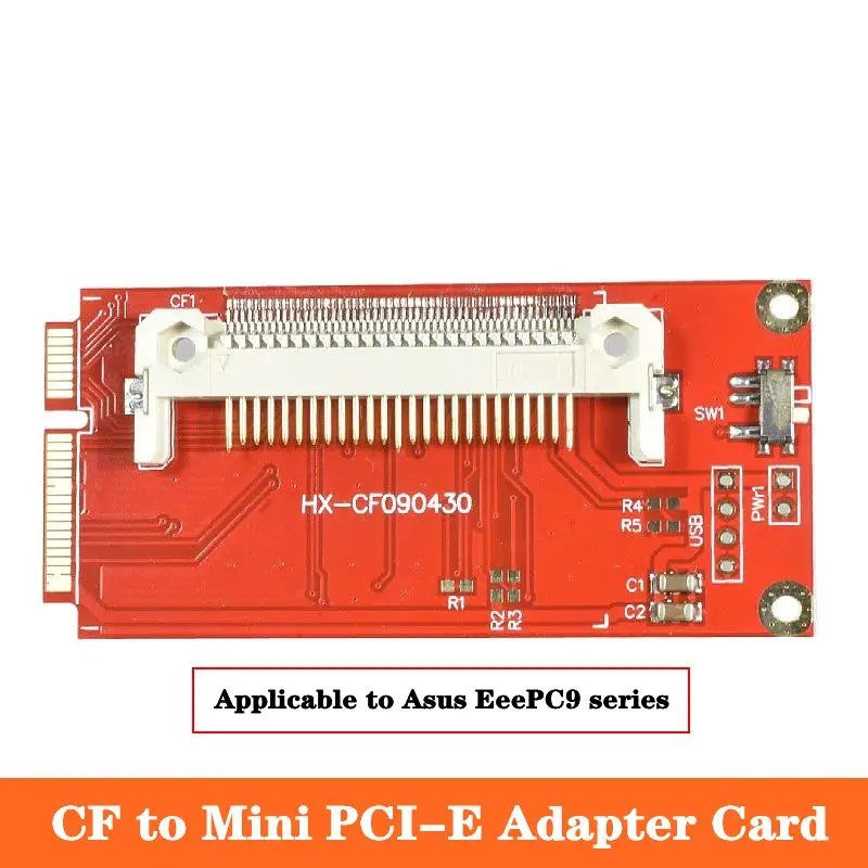 

Карта CF Compact Flash для Mini PCIe Express, адаптер для EeePC 901 900 SP PCI-E.2 Mini PCI-E
