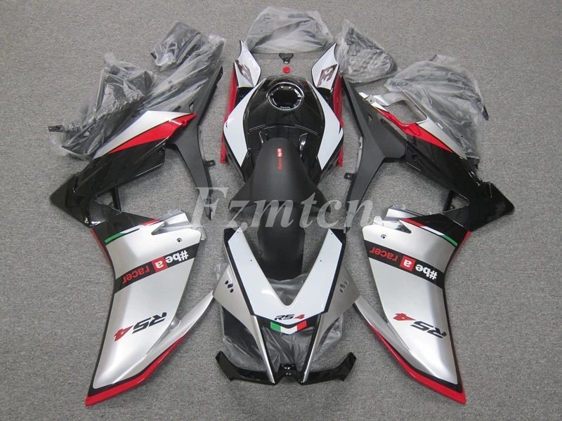 

Injection Mold New ABS Full Fairings Kit Fit for Aprilia RS4 50 125 2012 2013 2014 2015 12 13 14 15 Bodywork Set Silver