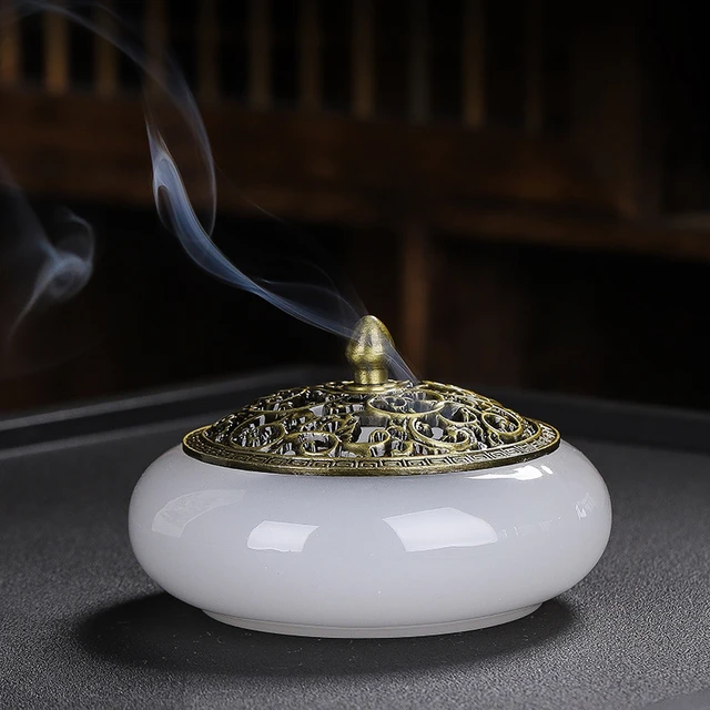 Veuli-Brûleur d'encens en verre coloré, bois de santal du Vermont, Eva à  charbon de bois pour bouddha, décoration d'intérieur - AliExpress