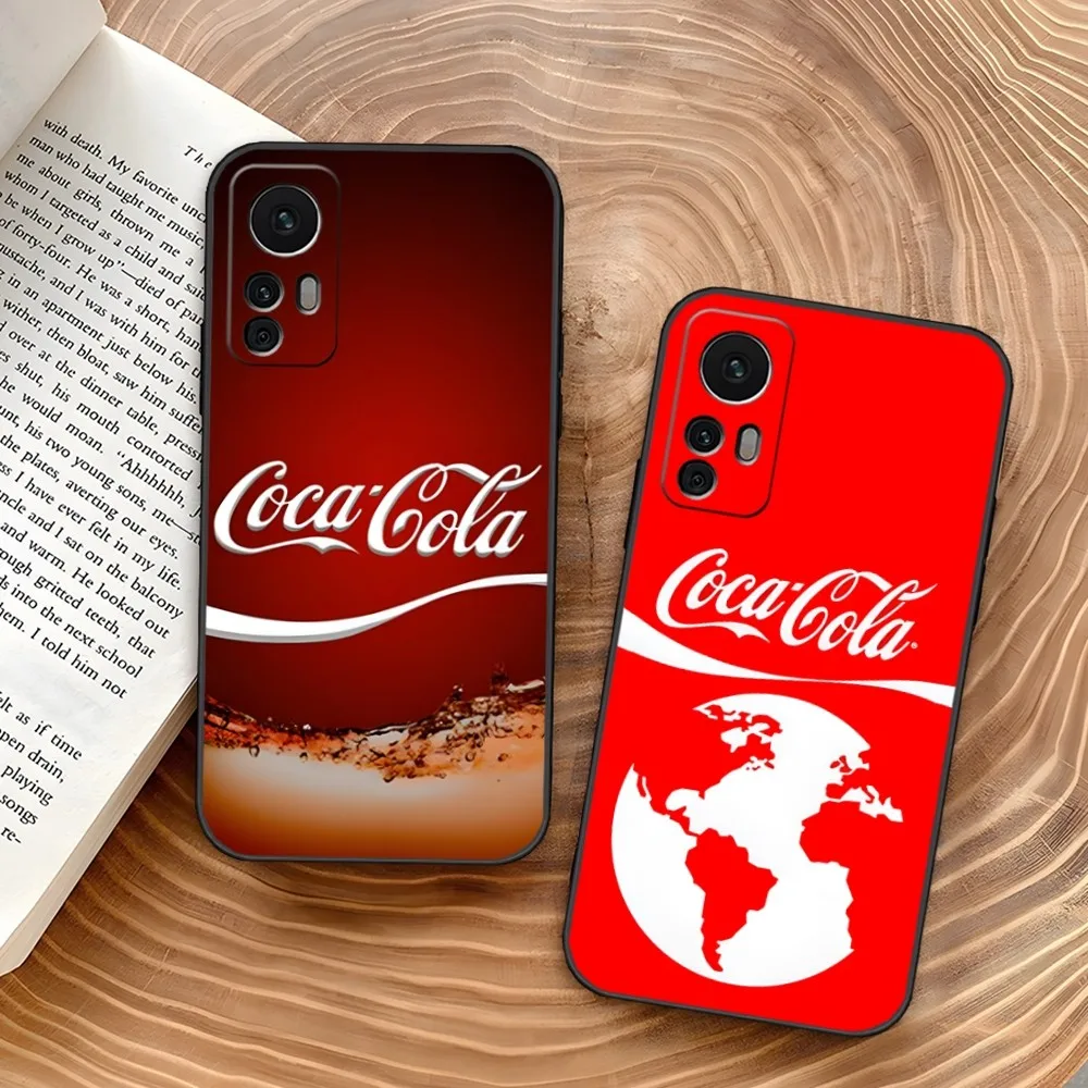 C-Coca-Fashion Cola Phone Case for Xiaomi 13 12 11T Lite Ultra Redmi Note 13 12 10 Pro POCO F4 F5 X5 Pro Back Cover