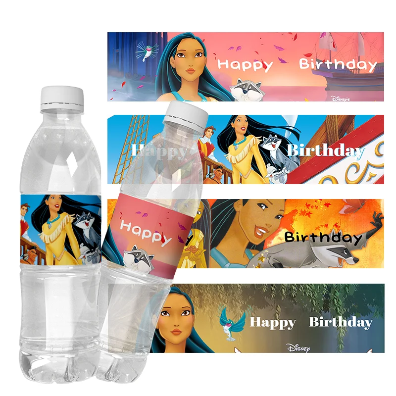 6pcs-disney-pocahontas-water-bottle-wraps-stickers-self-adhesive-labels-baby-shower-birthday-party-decorations-stickers-supplies-aliexpress