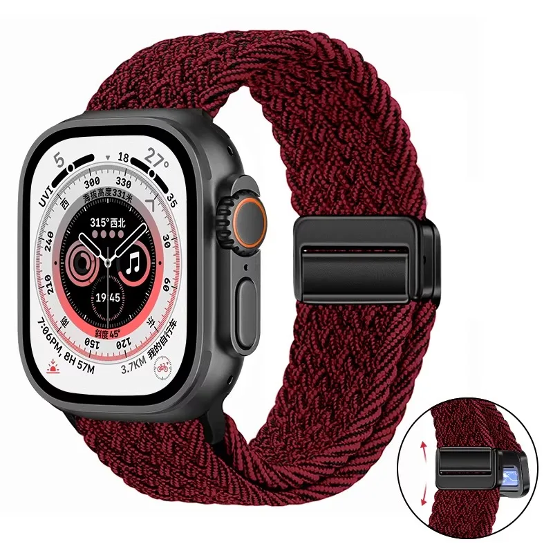 Breathable Nylon Loop Strap with Magnetic Closure