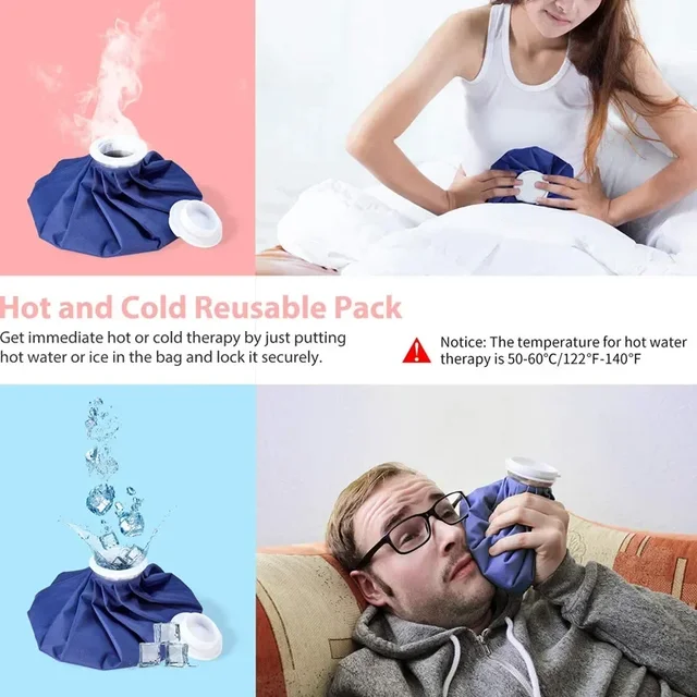 Professional Ice Bag Bandage with Reusable Ice Bag Pack for Arm Calf Knee Ankle Shoulder Neck Sprained Hot and Cold Compress 4