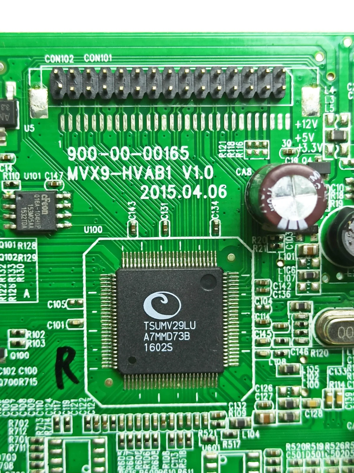 Hikvision DS-D5022QE 드라이버 보드, 900-00-00165 MVX9-HVAB1 V1.0 마더보드