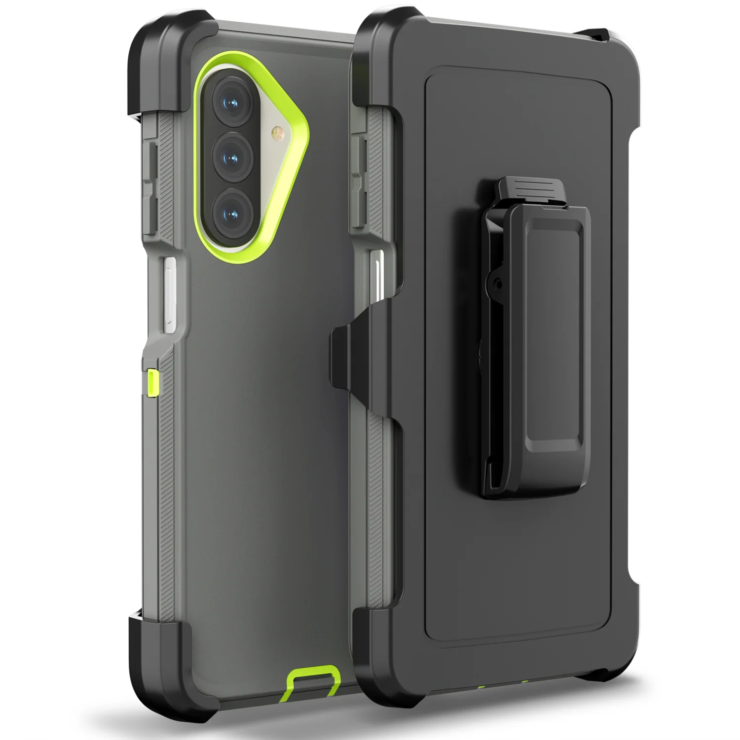 Rugged Anti-Drop Defender Phone Case with Clip Holder