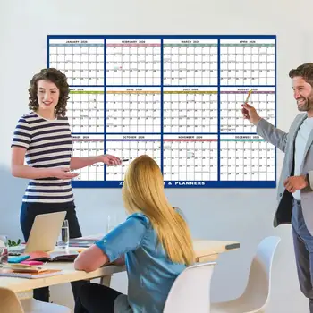 2026 Large Erasable Wall Calendar 1