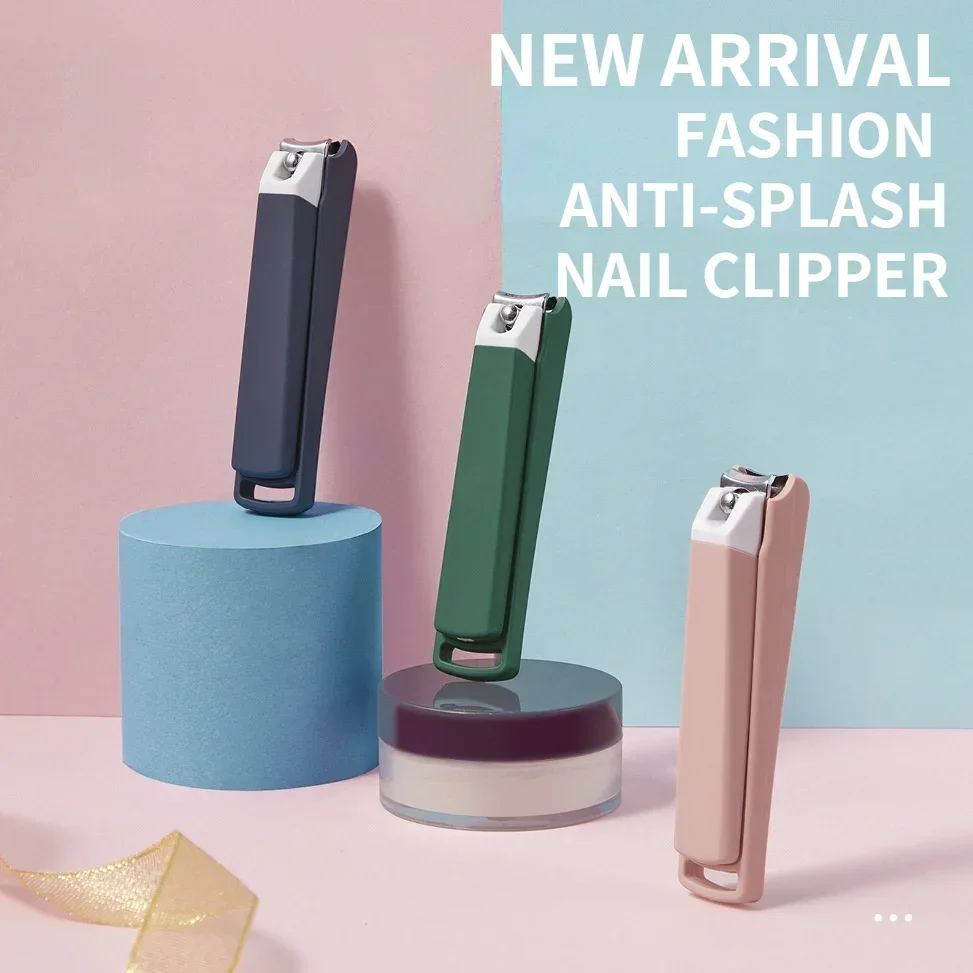 Nail Scissors Anti-splash Nail Clippers Single Large Mouth Cover Decoration Nail Clippers German Household 1PCS Drop Shipping 2