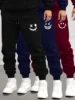 Autumn/Winter Men's Sweatpants Monster Smile Printed Lace-up Sweatpants Men Casual Pants for Daily Wear with Jogging Pants S-3XL