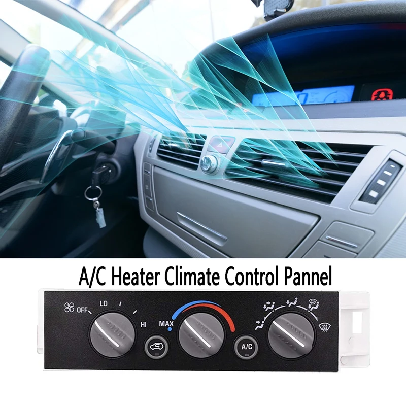 

Car A/C Heater Climate Control Panel Universal Replacement For Chevrolet C1500 SUV Truck GMC 16231175 16238895 16240115