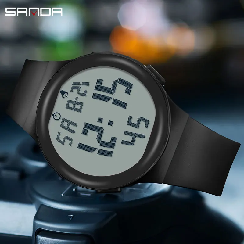 

SANDA Outdoor Sport Watch Men Alarm Chrono Clock 5Bar Waterproof Military Watches LED Digital Display Electronic Watch Relojes