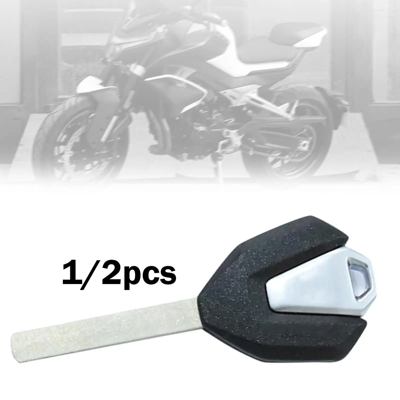 Cfmoto 250SR/NK용 휴대용 미가공 교체용 오토바이 키 블랭크