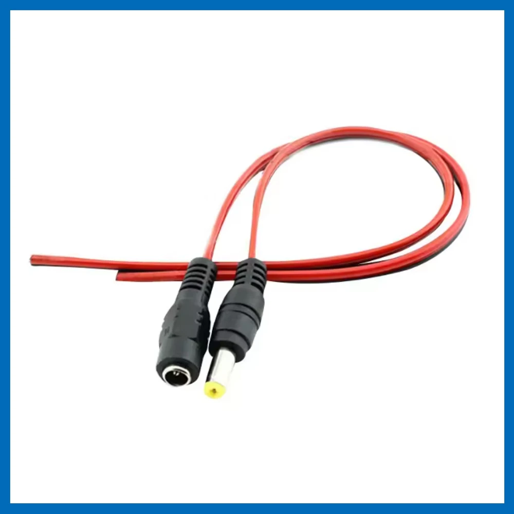 Male Female Plug DC 12V Power Pigtail Cable Jack 10pcs/Lot For Cctv Camera Connector Tail Extension DC Wire