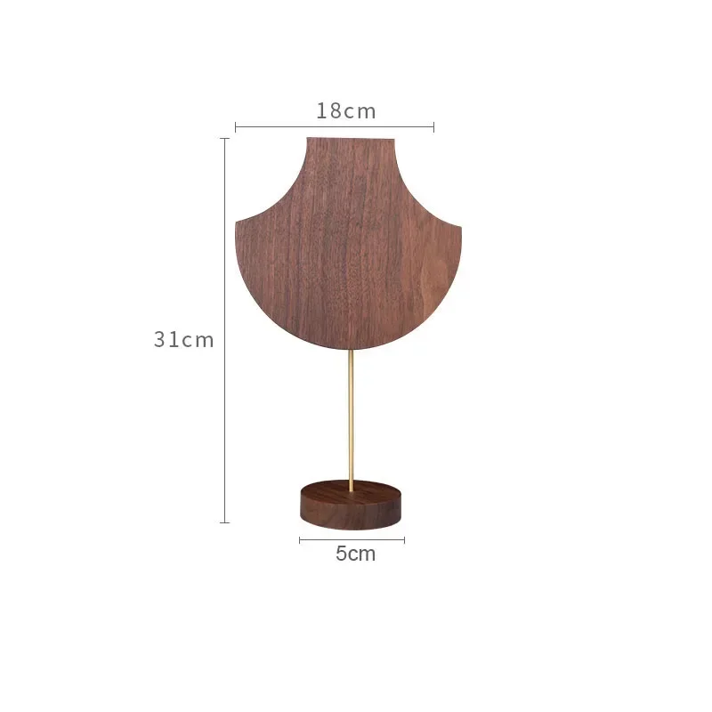 Luxurious Walnut Jewelry Display Stand