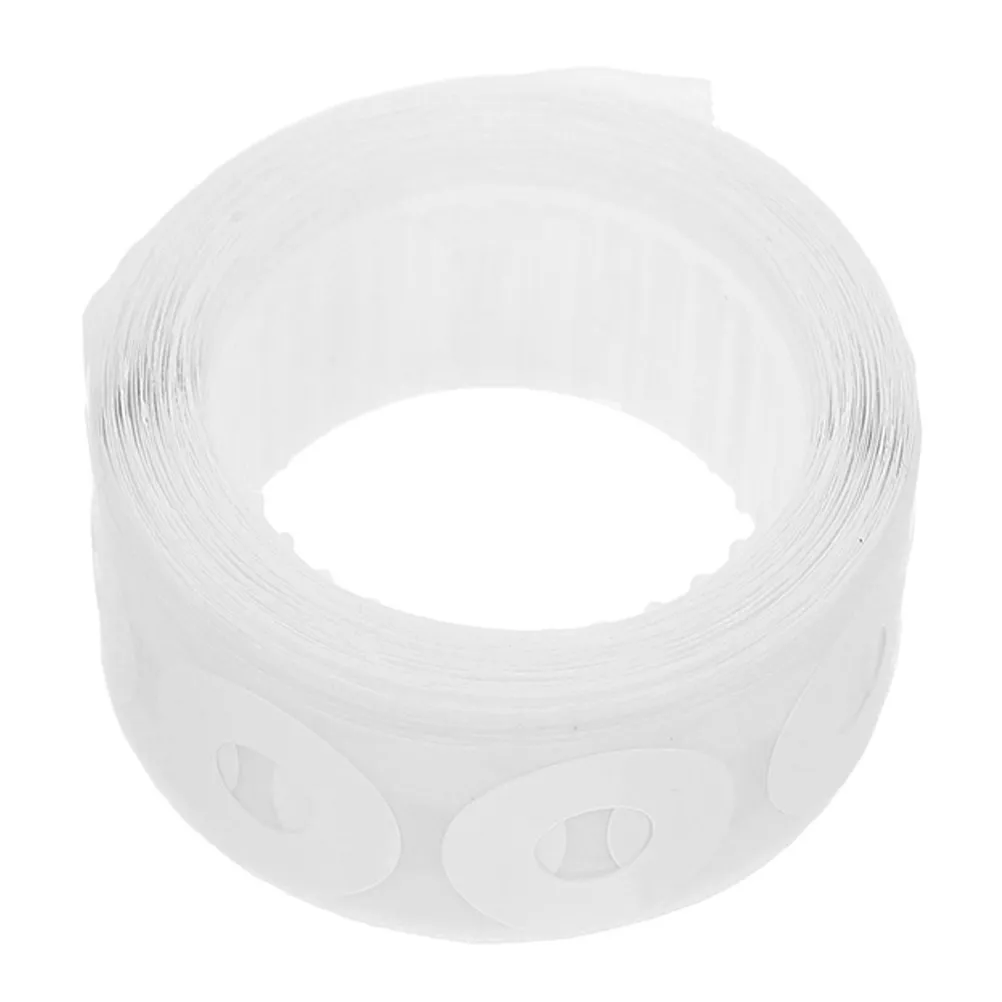 1롤 헤비 듀티 PVC 구멍 보강 스티커, 자체 접착식 바인더 구멍 수리 라벨 (링 바인더, 루즈 리프 용지용)