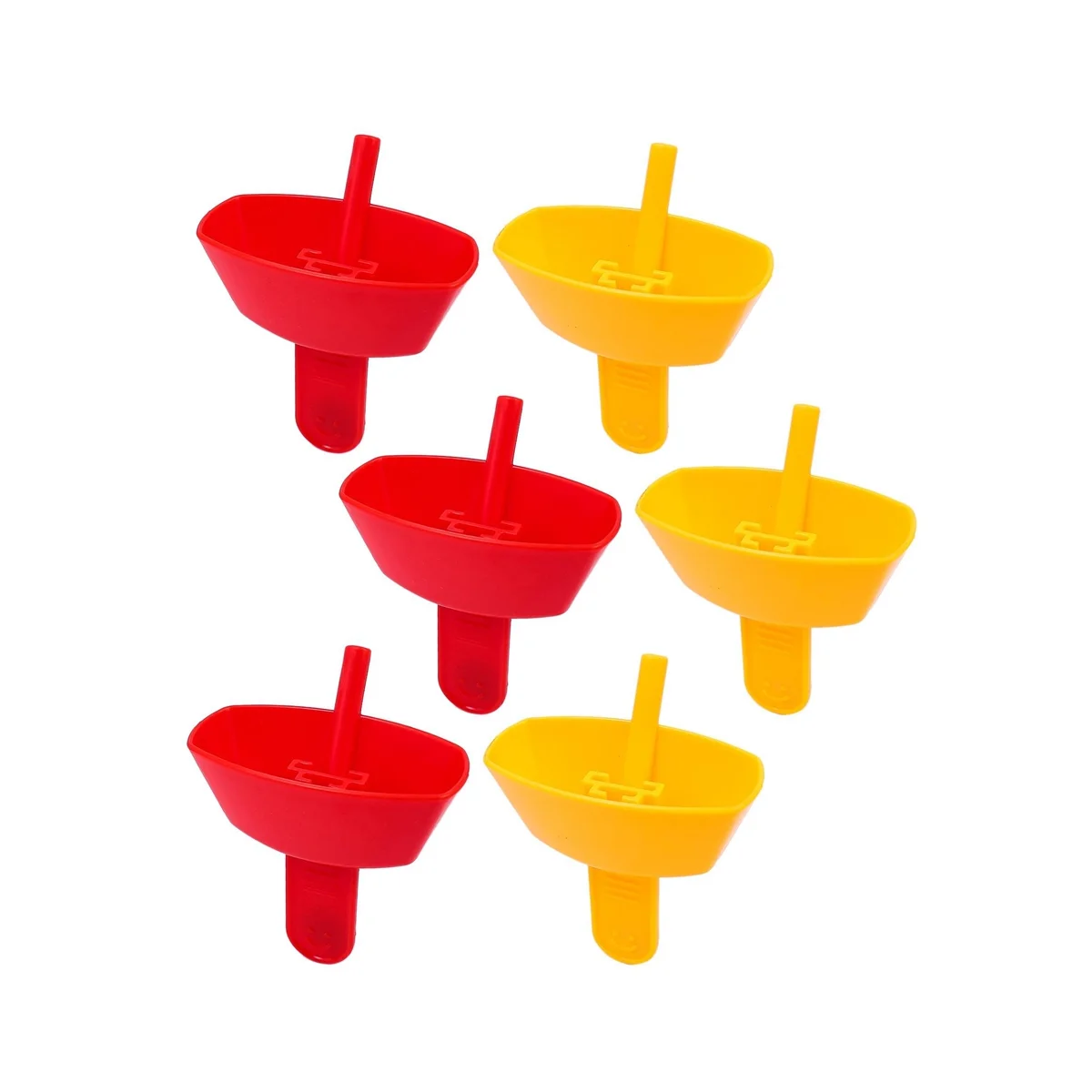 

6PCS Spill Proof Ice Guard Holder No Drop Kids Handheld Ice Cream Holders Anti-Drip Popsicles Tray