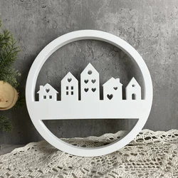 House Listing Decora Silicone Molds Gypsum Concrete Moulds Casting Molds Home Decoration Resin Mold Casting Aromatherapy Mould
